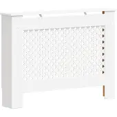 vidaXL Cache-radiateur Blanc 112x19x81,5 cm MDF