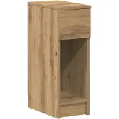 vidaXL Table de chevet avec tiroir chêne artisanal 20x36x60 cm