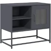 vidaXL Armoire TV anthracite 68x39x60,5 cm Acier