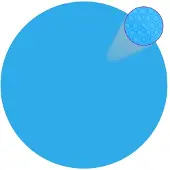 vidaXL Couverture de piscine ronde PE bleu 488 cm