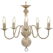 vidaXL Lustre Blanc antique 5 ampoules E14