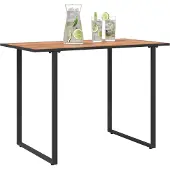 vidaXL Table de jardin marron 100 x 55 x 70 cm en bois