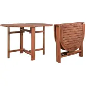 vidaXL Table de jardin 120x70x74 cm acacia massif
