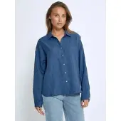 Peppercorn Chemisier 'Gaby' bleu chiné