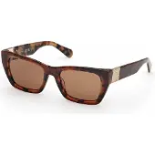 MAX&Co. Mo0124 Woman Sunglasses Marron Femme
