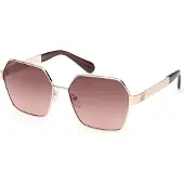 MAX&Co. Mo0141 Woman Sunglasses Doré Gradient Brown/CAT2 Femme