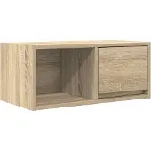 vidaXL Armoire TV Chêne Sonoma 60x31x25,5 cm Matériau dérivé du bois