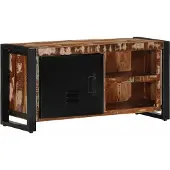 vidaXL Armoire TV 80x30x40 cm Vieux bois massif