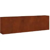 vidaXL Lit surélevé 280x40x80 cm acier corten