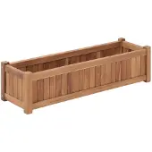 vidaXL Lit surélevé 100x30x25 cm bois massif teck