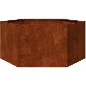 vidaXL Jardinière Rouillé 90x90x45 cm Acier corten