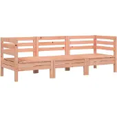 vidaXL Canapé de jardin 3 places en bois massif de douglas