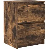vidaXL Armoire TV chêne fumé 40x35x54 cm Bois composite