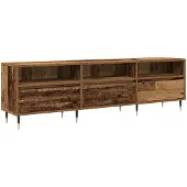 vidaXL Armoire TV vieux bois 150 x 30 x 45 cm Bois composite