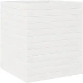 vidaXL Jardinière blanc 40x40x46 cm bois de pin massif
