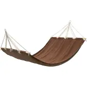 vidaXL Hamac avec barre 210x150 cm Marron