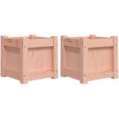 vidaXL Jardinières 2 pcs bois massif douglas