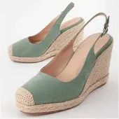 Montevita (Green, 38) Espadrille Compensée Femme Balenci7 102983
