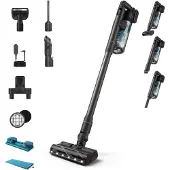 Philips Aspirateur sans fil SpeedPro Max 7000 Series Aqua, Aspirateur-balai 2 en 1, sans sac, bleu, 0,6 L, sec et humide, Cyclonique / Filtration
