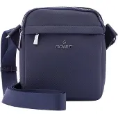 B Cavalli Sac bandoulière , polyester, fermeture éclair, noir, 19x21x6 cm
