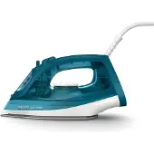 Philips 2000 series , Fer à vapeur, Surface de repassage en céramique, 1,9 m, 130 g/min, Couleur aqua, 25 g/min