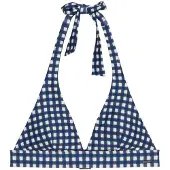 Marc O'Polo Hauts de bikini ' Shiny ' bleu marine / blanc