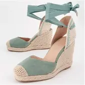 Montevita (Green, 39) Espadrille Compensée Pour Femme Balenci8 102981