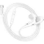 Avizar Mayaxess, écouteurs intra-auriculaires USB-C avec micro pour Galaxy S21 Plus, blanc