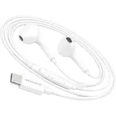 Avizar Mayaxess, écouteurs USB-C avec micro pour Galaxy S23 Plus, blanc