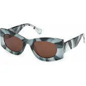 MAX&Co. Mo0131 Woman Sunglasses Vert Brown/CAT3 Femme