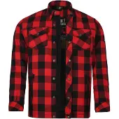 Bores Lumberjack Basic chemise moto, rouge/noir, S