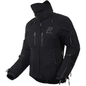 Rukka Veste textile imperméable pour femme Flexorina, noir/gris, 46