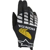 Alpinestars Honda Radar, gants ,Noir/Gris/Jaune ,XL