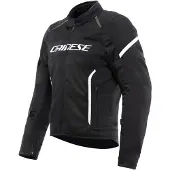 Dainese Veste de moto en textile Air Frame 3 2.0, noir/blanc, taille 52