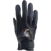 Helstons Feline Perforated Leather Gloves Noir 6 Homme
