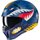 HJC I20 Vanguard Call Of Duty casque à visière relevable bleu S bleu S