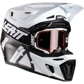 Leatt 9.5 Carbon V26 Casque de motocross avec lunettes