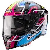 Caberg Avalon X Brama Casque Intégral Noir/Bleu/Jaune M unisex