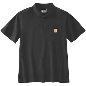 Carhartt Short Sleeve Polo Noir M Homme