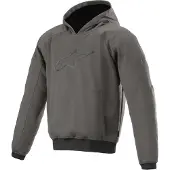 Alpinestars Sweat à capuche Ageless pour moto, gris foncé, S