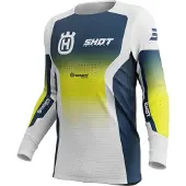 Shot Race Gear Aerolite Hva Long Sleeve Jersey Blanc M Homme