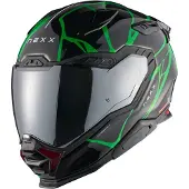 NEXX X.WST 3 Face B Casque Intégral Noir/Vert L unisex