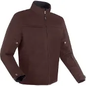 Bering Veste textile imperméable Cruiser pour moto, marron, M