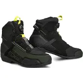 SHIMA Edge Vented Noir Dark Vert Chaussures de Moto Taille 44