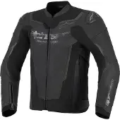 Alpinestars Veste En Cuir GP Force V2 Black Black, Taille: 58
