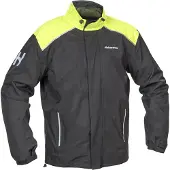 Halvarssons Veste de pluie moto Bofallet, noir/jaune, 3XL
