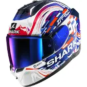 Shark Skwal I3 Replica Zarco Gp De Fce Blanc Violet Bleu WVB Taille L