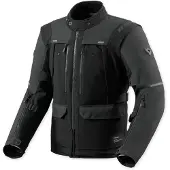REV'IT! Veste textile imperméable Revit Offtrack 3 H2O pour moto, noire, 3XL