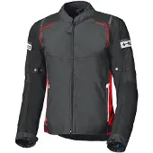 Held Savona Top blouson textile moto étanche pour femmes, noir/rouge, 2XL