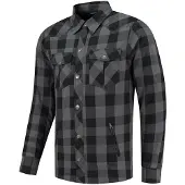 Rusty Stitches Super Neil chemise de moto, noir/gris, 5XL